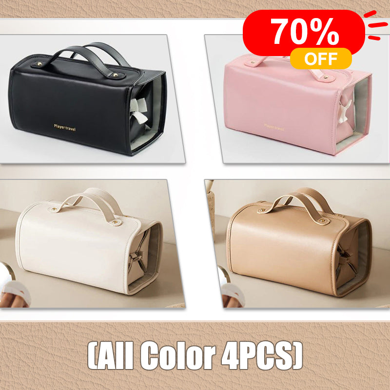 đ„LAST DAY 49%OFF Leather Waterproof Cosmetic Bag