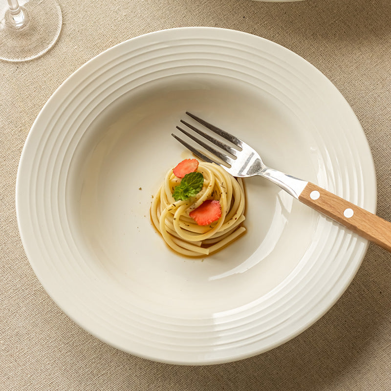 Ceramic Wide Rim Plate