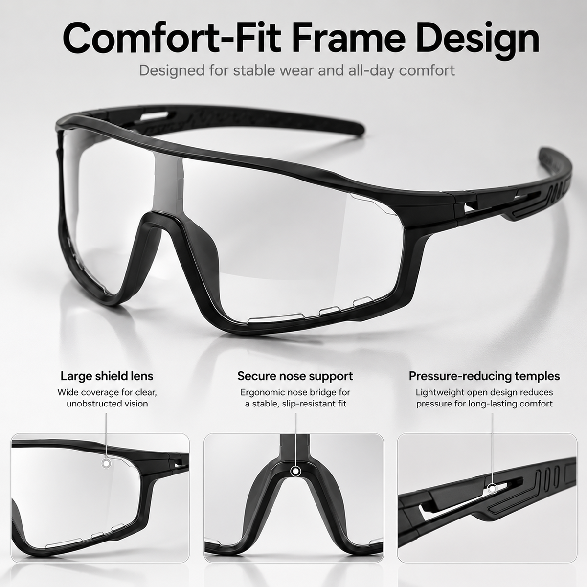 🔥Last Day Buy 1 Get 1 Free $14.99 Each☀️UV400 Photochromic Polarized Safety Glasses