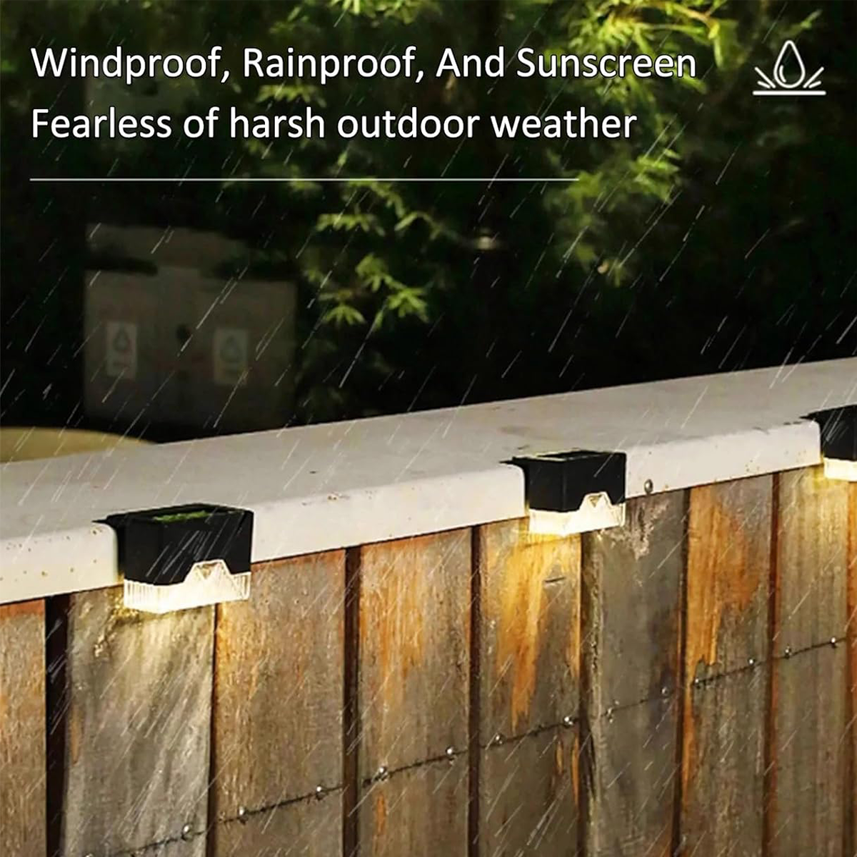 🔥Last Day Buy 4 Get 8 Free $3.99 Each 🔥 Solar Deck Lights –Waterproof LED
