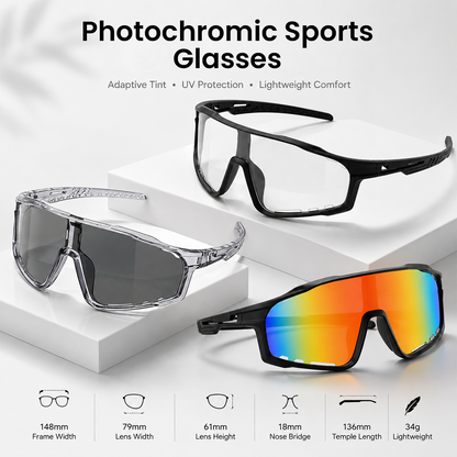 🔥Last Day Buy 1 Get 1 Free $14.99 Each☀️UV400 Photochromic Polarized Safety Glasses