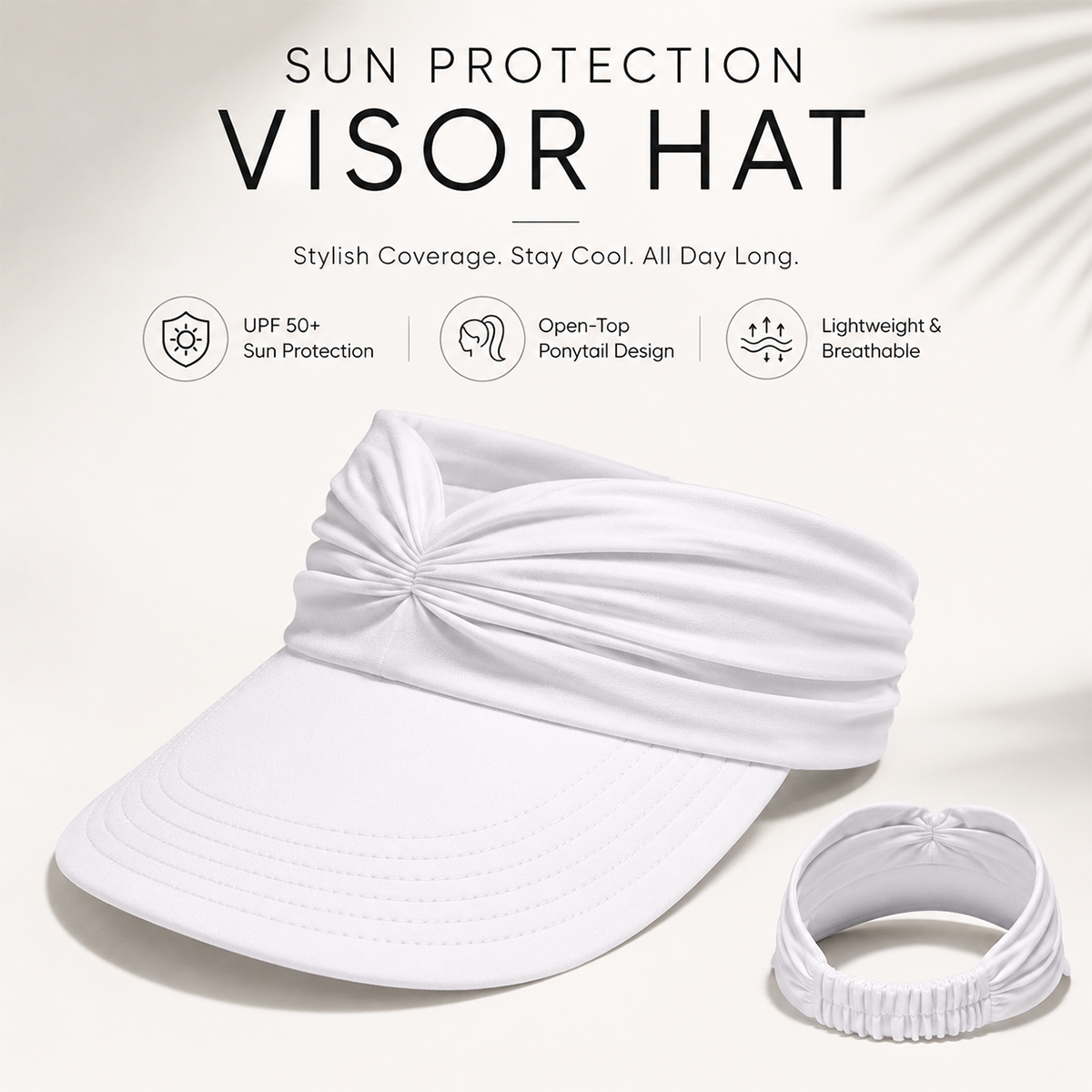🔥Last Day Buy 1 Get 1 Free $10 Each🔥Women's UPF 50+ UV Protection Sun Visor Hat