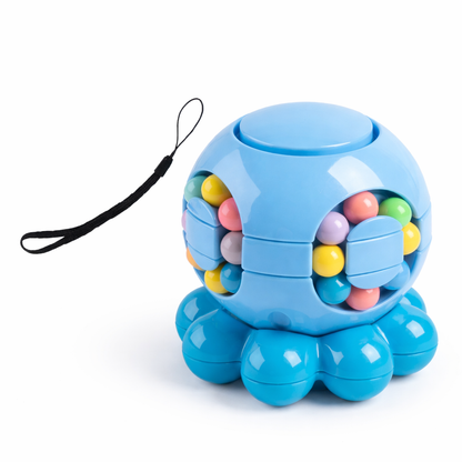 2-in-1 Octopus Magic Bean Cube & Fidget Spinner