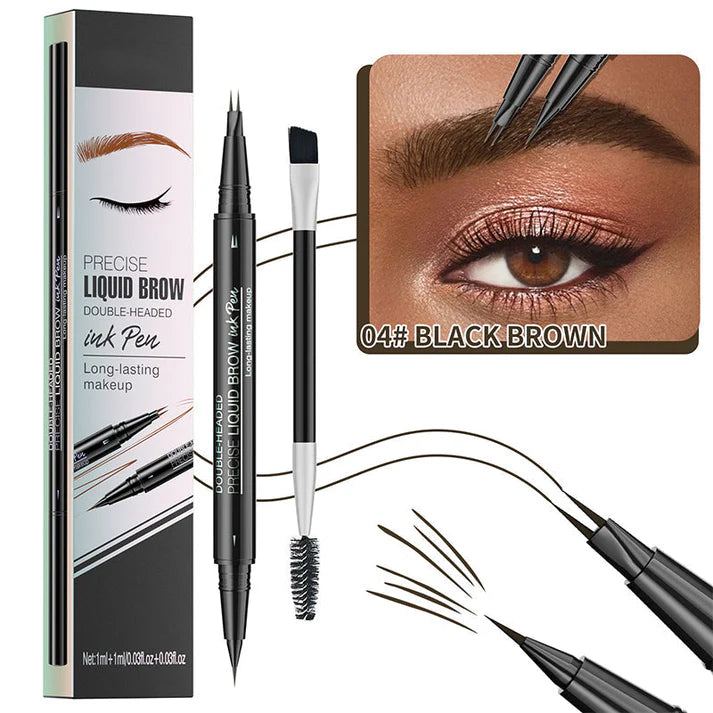 🎁 Last Day Buy 1 Get 1 Free$12.99 Each 🔥 4D Brow Pen – Natural, perfect eyebrows & eyeliner that lasts all day! 💖