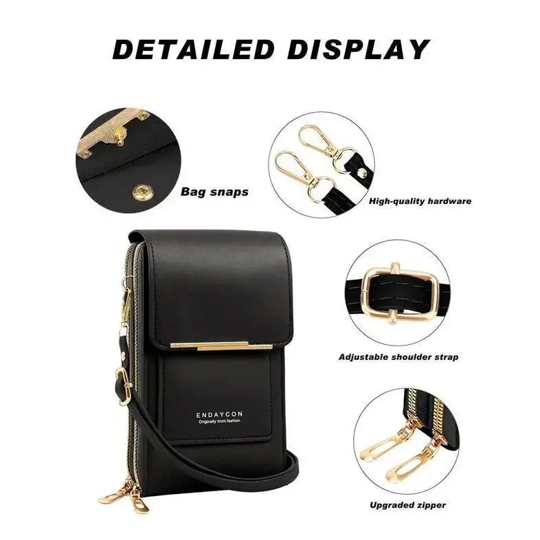 🔥Last Day Buy 1 Get 1 Free $14.99 Each🔥Simple And Elegant Women's Touchscreen Crossbody Phone Wallet