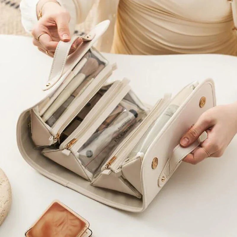 🔥LAST DAY 49%OFF Leather Waterproof Cosmetic Bag